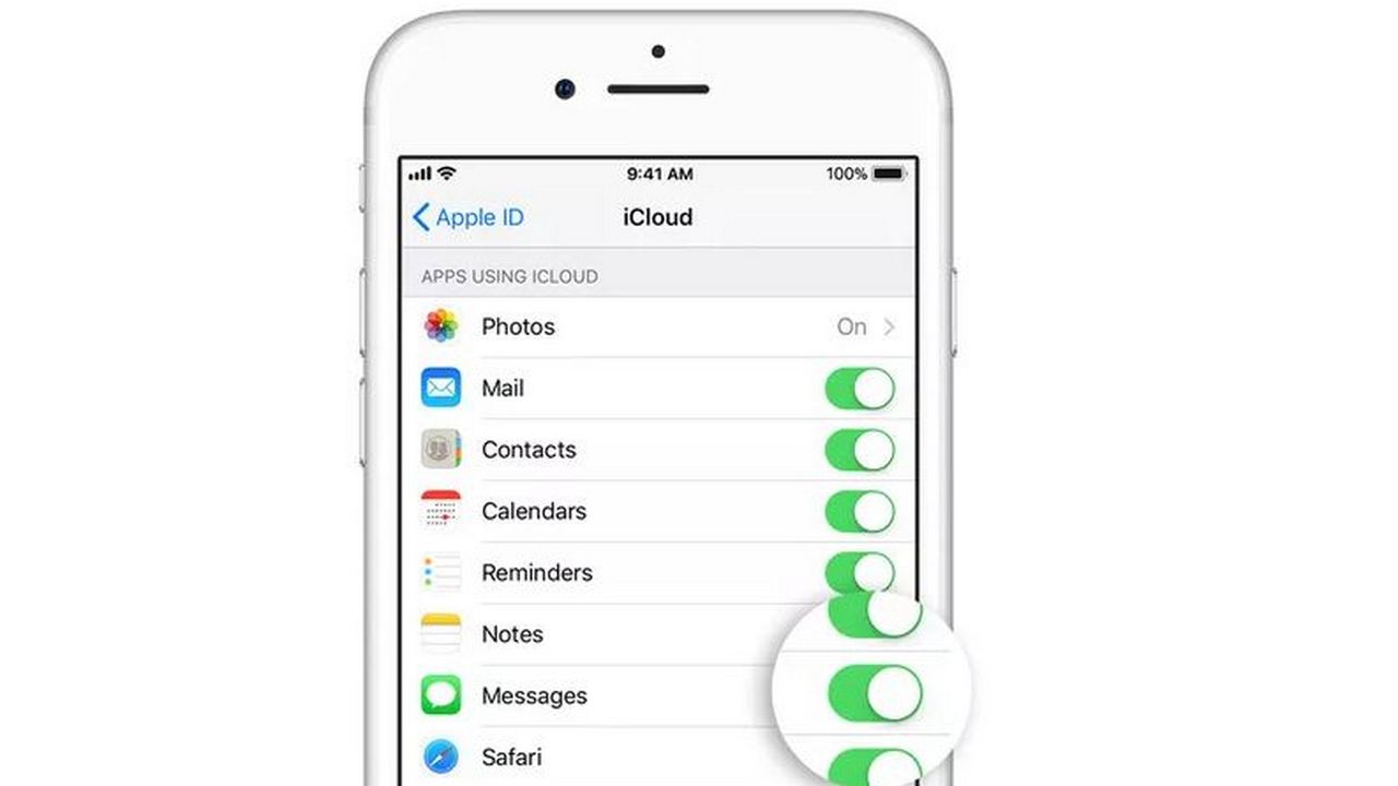 Messages in iCloud. Image: Apple