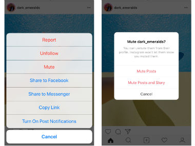 Instagram introduces a button for muting Posts and Stories from accounts without notifying the follower Instagram introduces a button for muting Posts and Stories from accounts without notifying the follower
