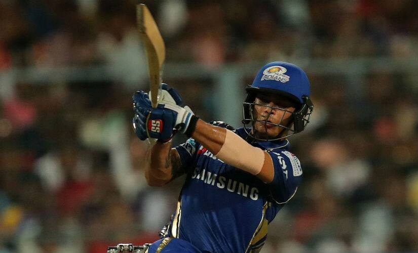 Mumbai Indians’ Ishan Kishan in action against Kolkata Knight Riders at Kolkata’s Eden Gaderns. Sportzpics