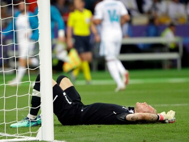 Loris Karius had a horrendous day in between the goalposts. AP