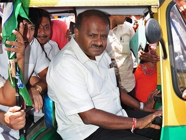 File image of JD(S) state president HD Kumaraswamy. PTI