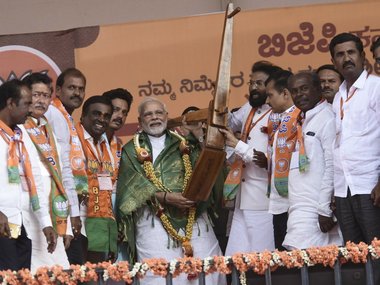 As Narendra Modi sets narrative in Karnataka, Rahul Gandhi, Siddaramaiah oblige by focussing barbs at him As Narendra Modi sets narrative in Karnataka, Rahul Gandhi, Siddaramaiah oblige by focussing barbs at him