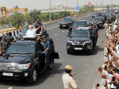 Narendra Modi launches Eastern Peripheral Expressway in Uttar Pradesh, says infrastructure is NDA govt's key priority Narendra Modi launches Eastern Peripheral Expressway in Uttar Pradesh, says infrastructure is NDA govt's key priority