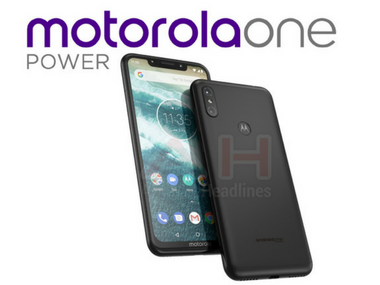 Motorola One Power smartphone is expected to come with a notch and will be powered by Android One Motorola One Power smartphone is expected to come with a notch and will be powered by Android One