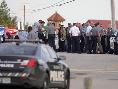 Oklahoma shooting: Civilians kill gunman after 3 shot inside restaurant; gun lobby crows 'best way to stop bad guy with a gun is a good guy with a gun' Oklahoma shooting: Civilians kill gunman after 3 shot inside restaurant; gun lobby crows 'best way to stop bad guy with a gun is a good guy with a gun'