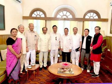 After Congress outrage over BS Yeddyurappa taking charge as Karnataka CM, party seeks parity in Manipur and Meghalaya After Congress outrage over BS Yeddyurappa taking charge as Karnataka CM, party seeks parity in Manipur and Meghalaya