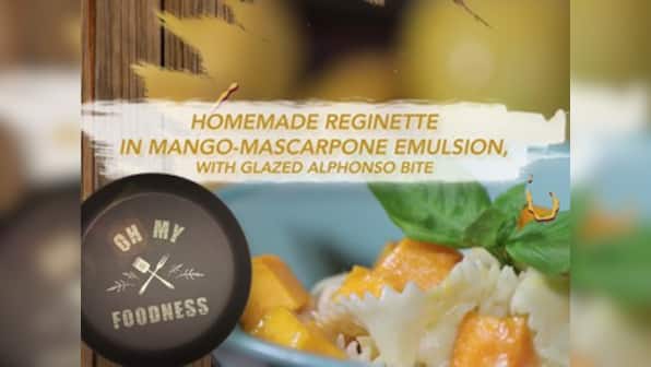 Mango Madness:  Get respite from the summer with homemade reginette pasta in mango-mascarpone sauce