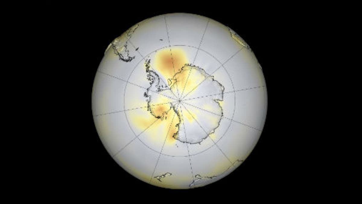 Hole in Earth's protective ozone layer larger than usual and surpasses size of Antartica, say scientists