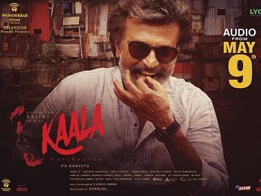 Rajnikanth's upcoming movie Kaala's poster. Twitter.