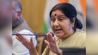 Sushma Swaraj says dialogue with Pakistan inappropriate 'when funeral processions are taking place on border'