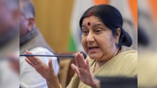 Sushma Swaraj says dialogue with Pakistan inappropriate 'when funeral processions are taking place on border'