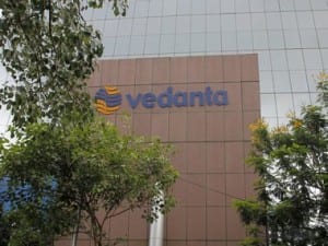 Vedanta logo. File image. Reuters