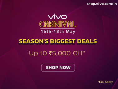 Vivo announces three-day Vivo Carnival from 16-18 May on its online store Vivo announces three-day Vivo Carnival from 16-18 May on its online store