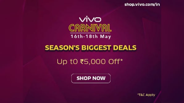 Vivo announces three-day Vivo Carnival from 16-18 May on its online store