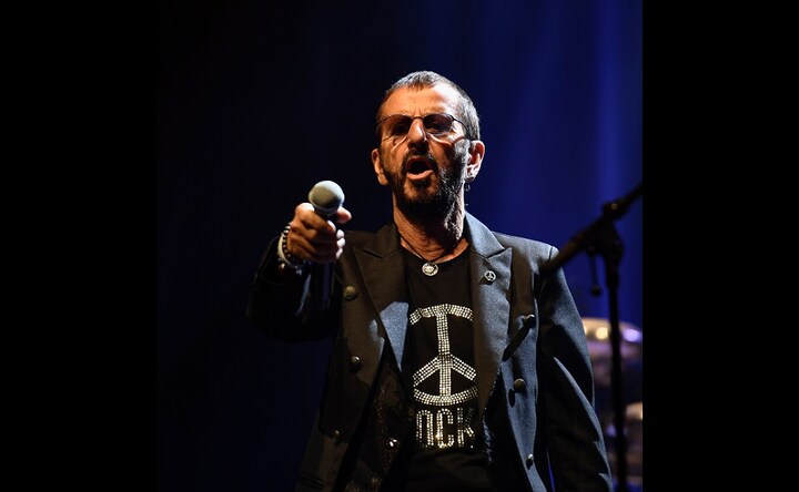 Beatles member Ringo Starr performs at Olympia, Paris in support of latest album Give More Love