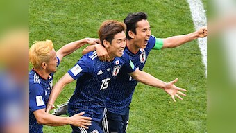 FIFA World Cup 2018: Yuya Osako heads Japan to historic win over 10-man Colombia in Group H opener