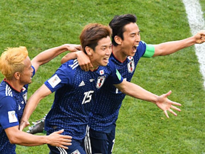 FIFA World Cup 2018: Yuya Osako heads Japan to historic win over 10-man Colombia in Group H opener