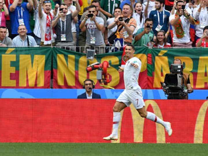 FIFA World Cup 2018: Cristiano Ronaldo scores only goal for Portugal as Morocco bow out of tournament after defeat