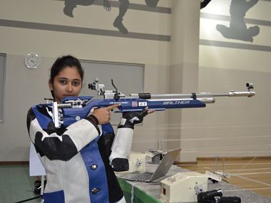 KSS Memorial Shooting Championship: Mehuli Ghosh bags gold medal in senior and junior 10m air rifle KSS Memorial Shooting Championship: Mehuli Ghosh bags gold medal in senior and junior 10m air rifle