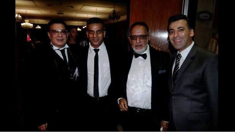 File image of AB Moosa. (third from left). Image from Facebook