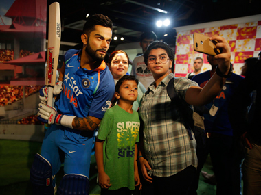 Indian cricket team captain Virat Kohli's wax statue damaged hours after unveiling at Madame Tussauds Indian cricket team captain Virat Kohli's wax statue damaged hours after unveiling at Madame Tussauds