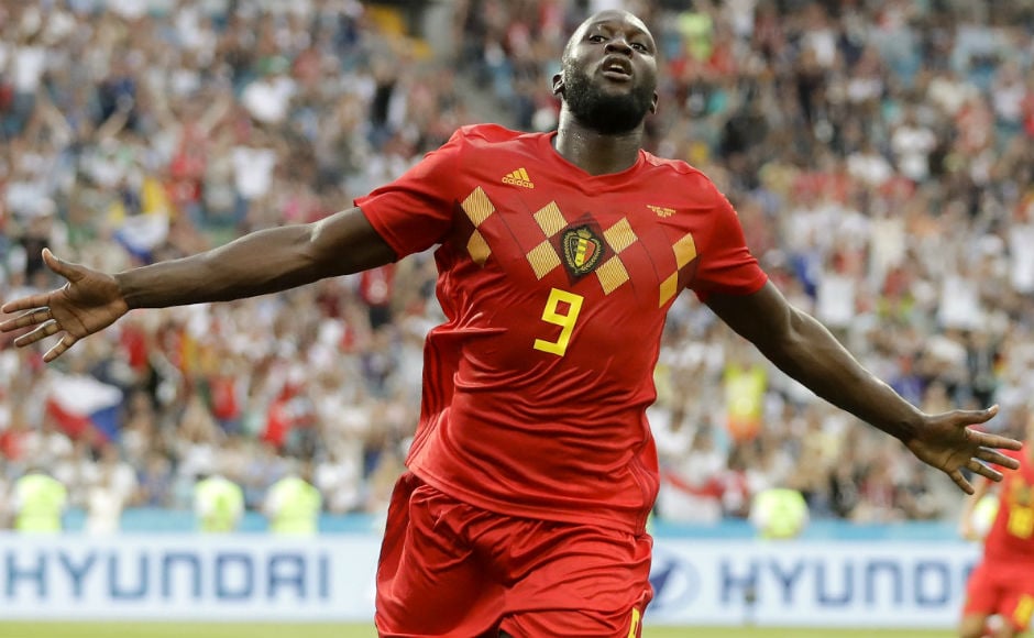 Romelu Lukaku celebrates after scoring Belgium's third goal against Panama. AP Romelu Lukaku celebrates after scoring Belgium's third goal against Panama. AP