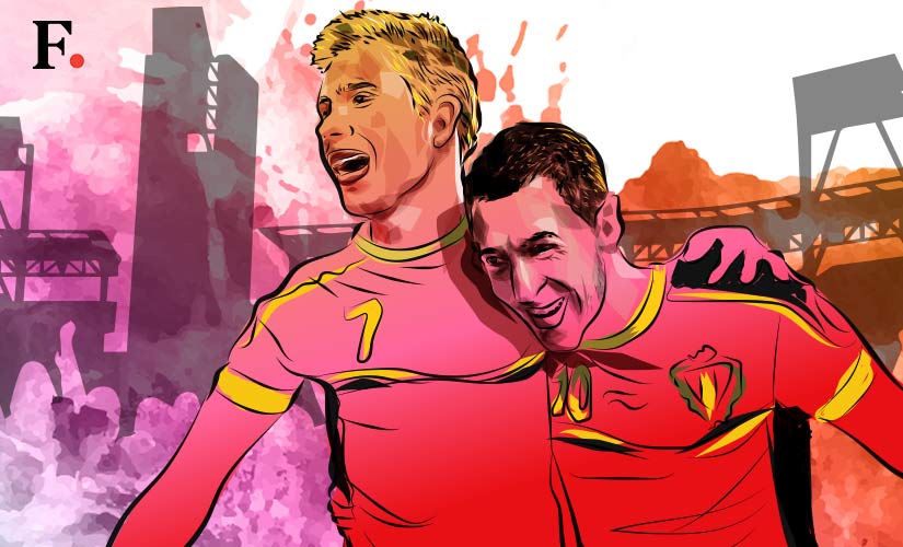 Belgium's golden generation will look to create history in Russia. Art by Rajan Gaikwad