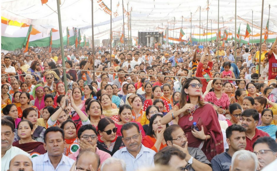 Amit Shah was welcomed by the party's youth wing who took out a bike rally from the airport to the state guest house. He said that if a government falls anywhere in the country, political parties express regret but BJP is the only party which chants slogans hailing 'Bharat Mata' when its government falls. Twitter/@AmitShah Amit Shah was welcomed by the party's youth wing who took out a bike rally from the airport to the state guest house. He said that if a government falls anywhere in the country, political parties express regret but BJP is the only party which chants slogans hailing 'Bharat Mata' when its government falls. Twitter/@AmitShah
