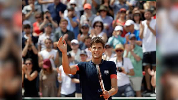 French Open 2018: Dominic Thiem happy to be scheduled away from Roland Garros' big courts as he continues good run