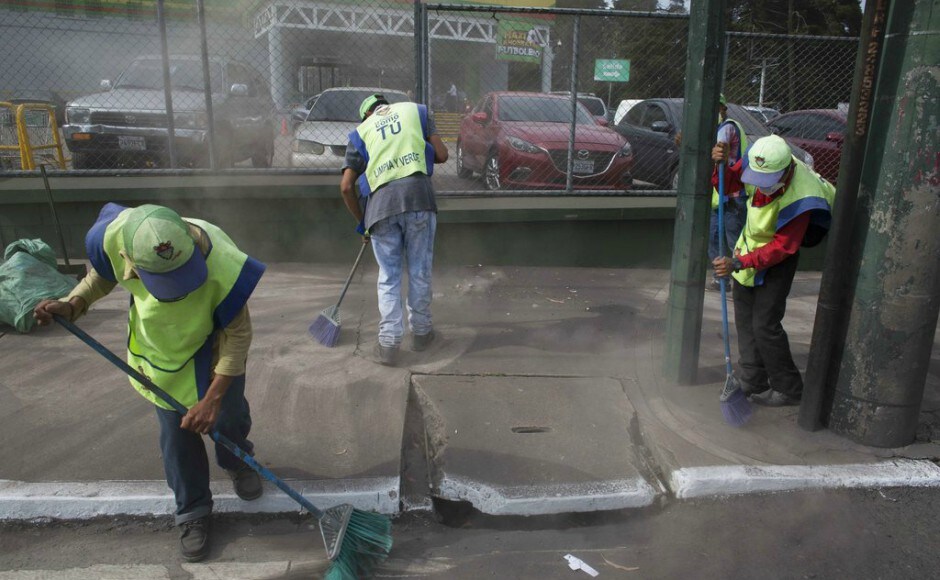 A river of lava hit the village of El Rodeo, killing people inside houses. The main airport in the capital, Guatemala City, has also been closed. AP A river of lava hit the village of El Rodeo, killing people inside houses. The main airport in the capital, Guatemala City, has also been closed. AP