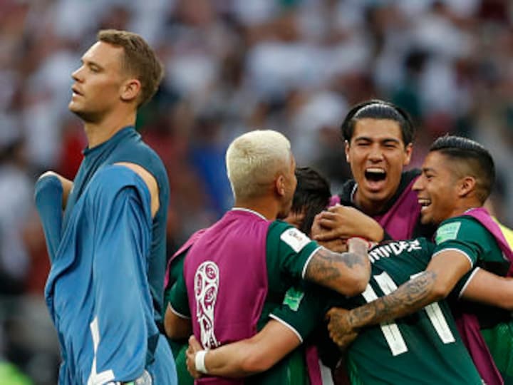 FIFA World Cup 2018: Defending champions Germany crash to shock defeat against Mexico in opening match