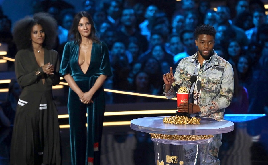 MTV Movie and TV Awards: Chadwick Boseman, Tiffany Haddish, Millie