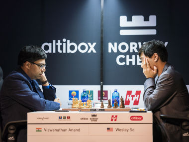 Norway Chess 2018: Viswanathan Anand exhibits assertiveness in 4th straight draw; Ding Liren withdraws due to injury Norway Chess 2018: Viswanathan Anand exhibits assertiveness in 4th straight draw; Ding Liren withdraws due to injury
