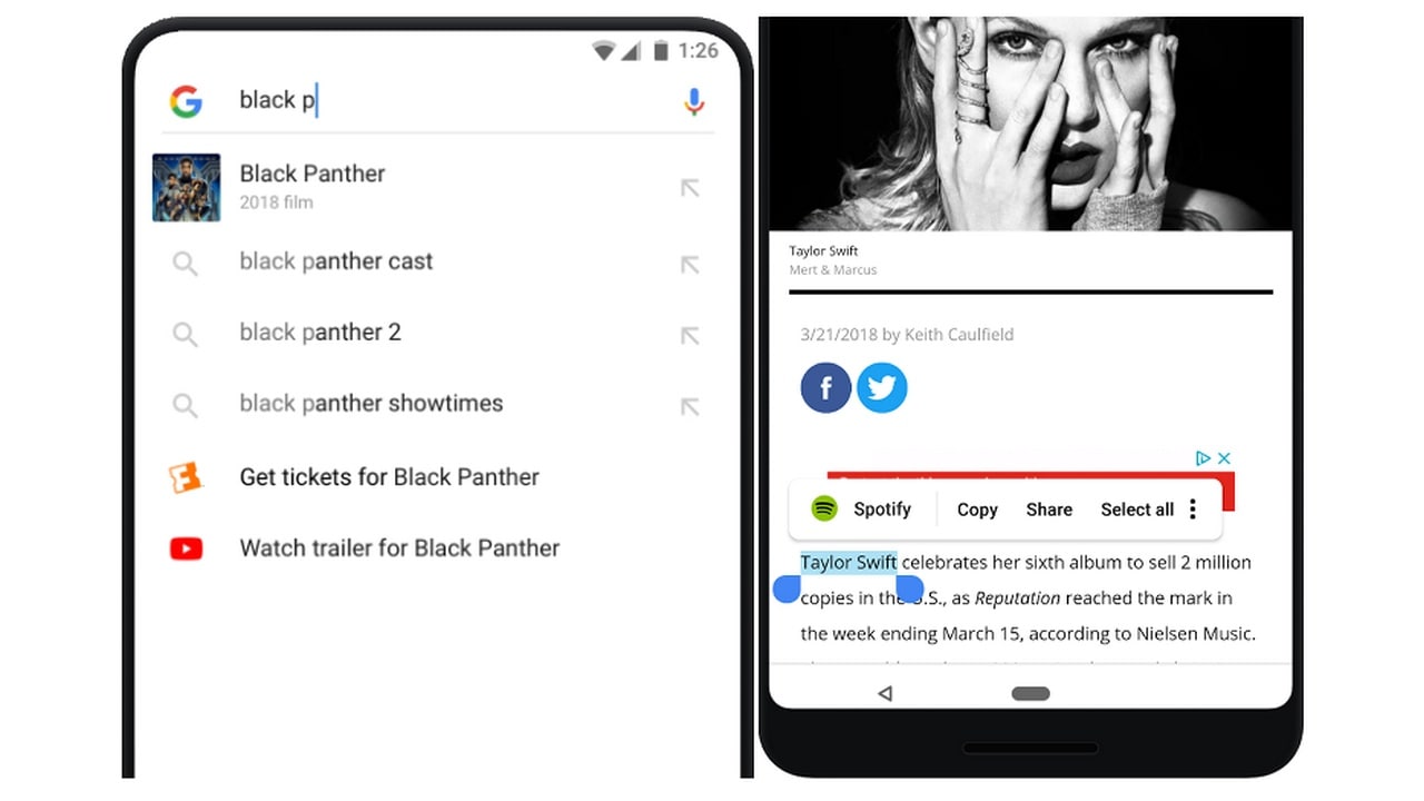 App Actions are now available in Android P developer preview 2.