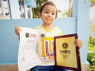 Four year-old Assam kid bestowed title of 'Youngest Author of India' by India Book of Records Four year-old Assam kid bestowed title of 'Youngest Author of India' by India Book of Records