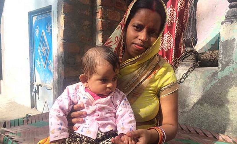 Babita Jaiswal, 30, a mother of three, registered with mMitra during her last pregnancy. “I am very careful of cleanliness now. I always wash my hands before feeding him,” Jaiswal said referring to her youngest, a boy. IndiaSpend