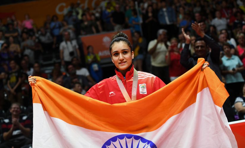 "I always keep the flag with me and I painted it on my nails too so the national flag is in my heart." AFP