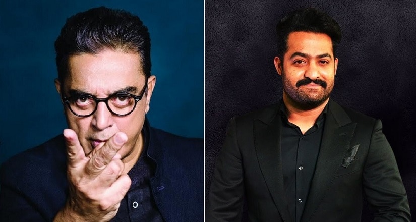 Both Kamal Haasan and Jr NTR host Bigg Boss ( Tamil and Telugu respectively). Image via Twitter