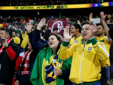 File image of Brazil fans. Reuters