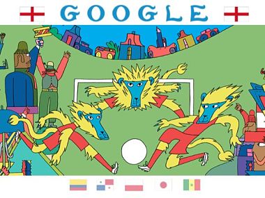 FIFA World Cup Google Doodle celebrates football culture in England, Japan and other nations on Day 11 FIFA World Cup Google Doodle celebrates football culture in England, Japan and other nations on Day 11