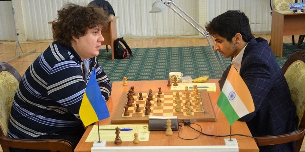 Vidit Gujrathi draws with the Black pieces against Ian