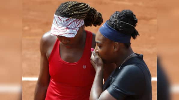 French Open 2018: Williams sisters out of tournament after losing to Andreja Klepac and Maria Jose Martinez Sanchez
