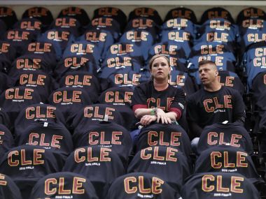 An image of Cleveland Cavaliers fans used for Representational purpose. AP