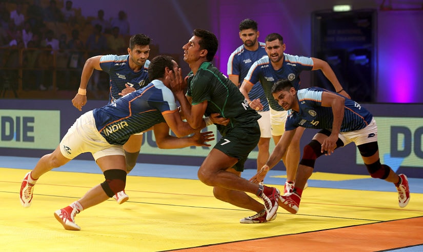 India never allowed Pakistan a way back into the game after establishing a big lead in the first half. Image Courtesy: Star Sports