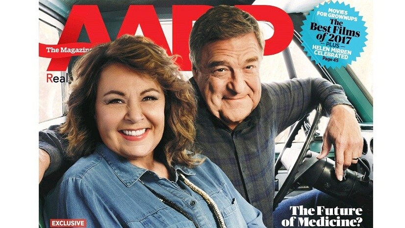 Roseanne Barr with John Goodman
