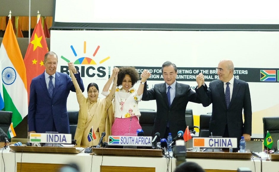 The BRICS nations on Monday pledged their support for free and fair trade policies and a more inclusive United Nations at the ongoing BRICS summit 2018. The participating ministers reaffirmed their resolve to foster a global economic governance architecture that is more effective and reflective of the current global economic landscape. Twitter@RaveeshKumar The BRICS nations on Monday pledged their support for free and fair trade policies and a more inclusive United Nations at the ongoing BRICS summit 2018. The participating ministers reaffirmed their resolve to foster a global economic governance architecture that is more effective and reflective of the current global economic landscape. Twitter@RaveeshKumar