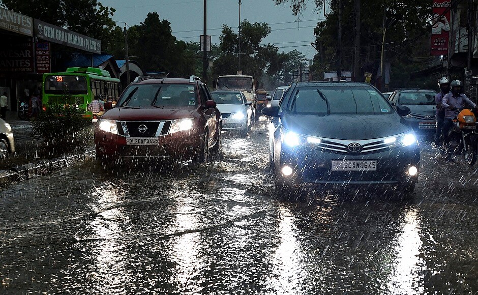 A powerful dust storm, along with rains, also hit Delhi on Saturday. As many as 35 incoming flights were diverted from the Indira Gandhi International Airport. PTI A powerful dust storm, along with rains, also hit Delhi on Saturday. As many as 35 incoming flights were diverted from the Indira Gandhi International Airport. PTI