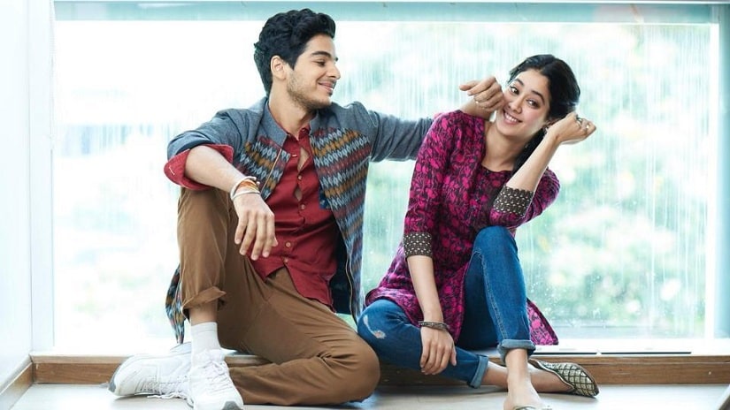 Jahnvi Kapoor and Ishaan Khattar in Dhadak. Twitter/@dharmamovies