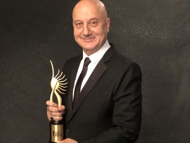 Anupam Kher dedicates IIFA Outstanding Achievement in Cinema award to struggling actors without godfathers Anupam Kher dedicates IIFA Outstanding Achievement in Cinema award to struggling actors without godfathers