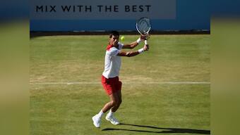 Novak Djokovic insists he is not a favourite for Wimbledon despite reaching quarters at Queen's Club Championships